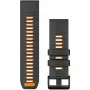 Pulseira Garmin QuickFit 26 mm silicone graphite/Spark Orange (010-13393-05)