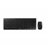 Teclado e rato CHERRY Stream Desktop Recharge com RF Wireless universal QWERTZ Alemão Preto