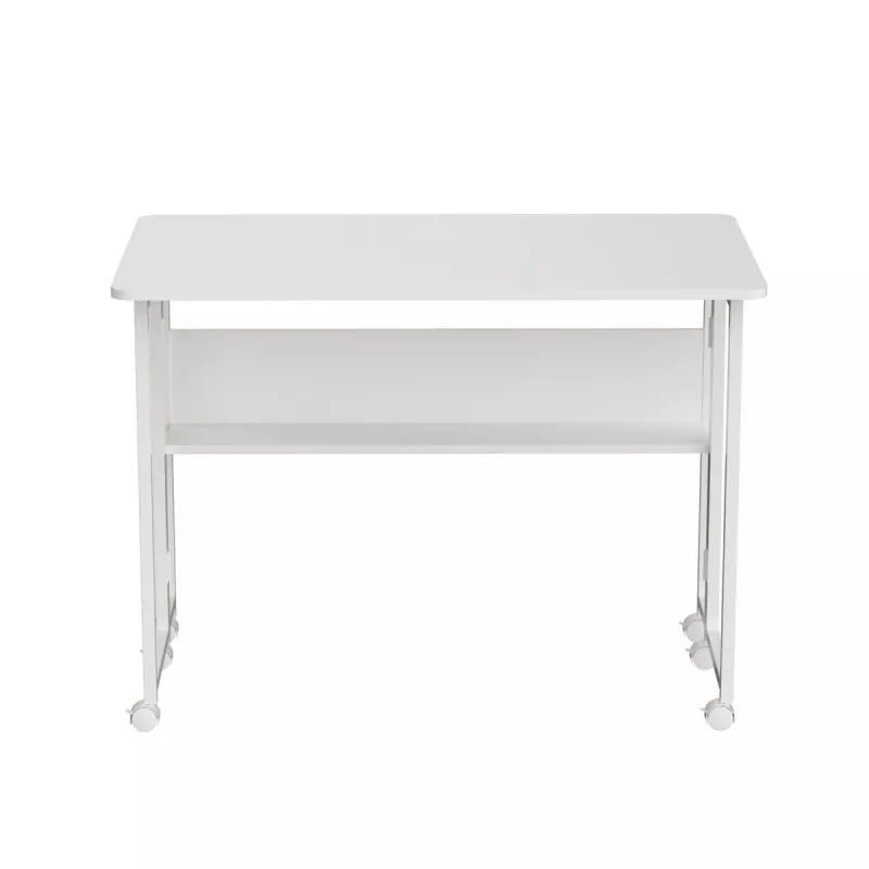 Secretária móvel Maclean branca MC-126W 50kg