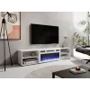 Móvel de TV POLO 180x33x39 branco + lareira branca