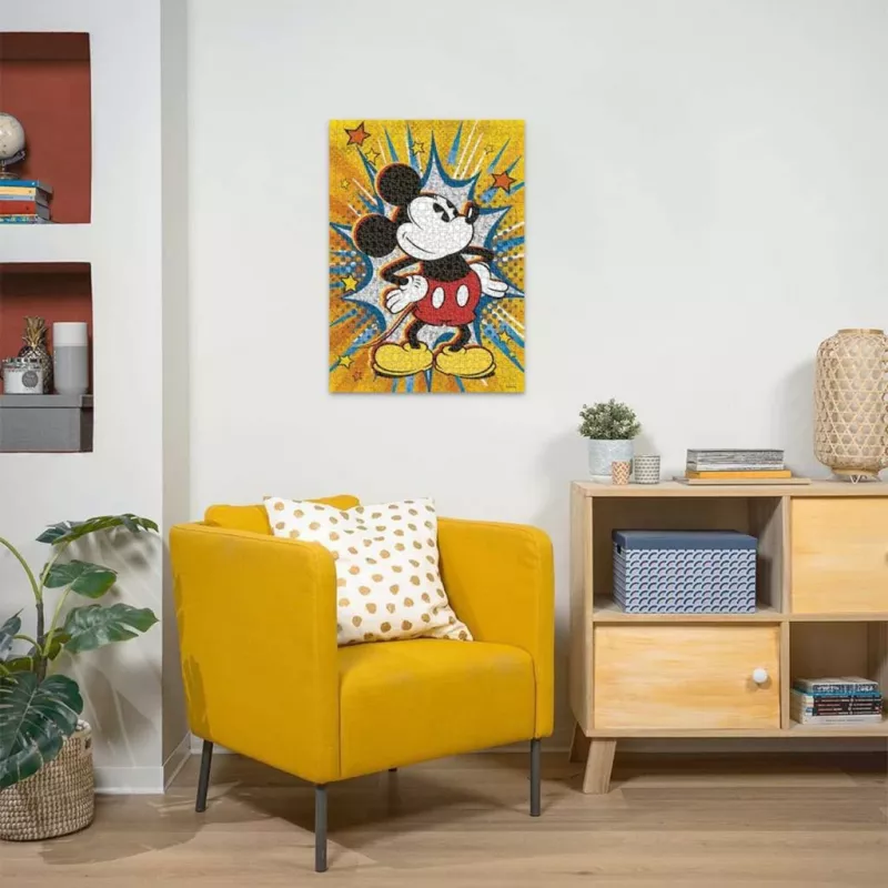 Puzzle Disney Retro Mickey (1000 peças)