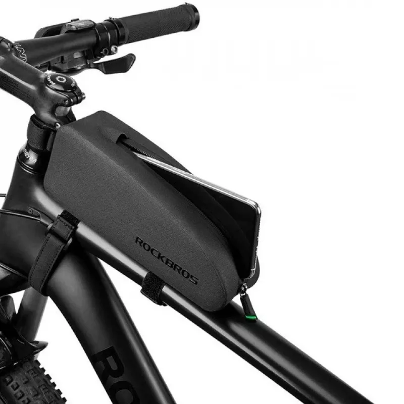 Rockbros AS-019-1 bolsa de quadro para bicicleta impermeável 1,6 l preto