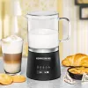Espumador de leite Rommelsbacher 500ml aço inoxidável preto MS 625 (MS 625)