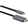 Cabo de ligação Helos USB 3.1 Type-C para HDMI 1,8 m – preto