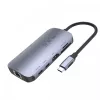 Hub de interface UNITEK D1071A USB 3.0 SuperSpeed 5 Gb/s prateado