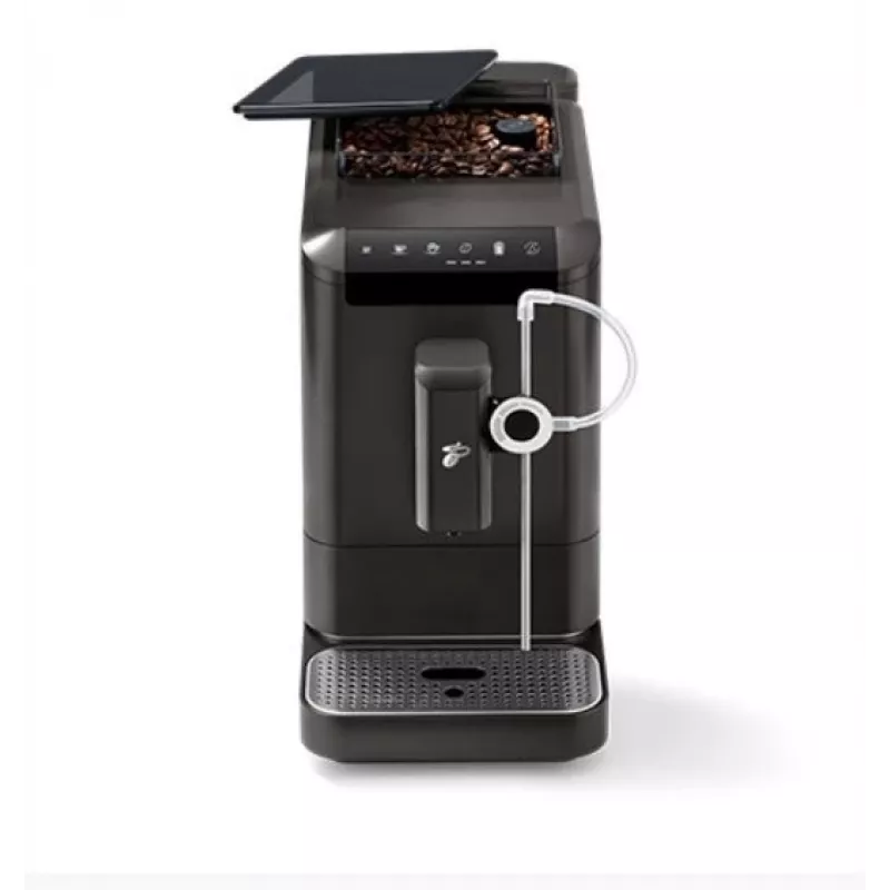 Máquina de café expresso Tchibo Esperto2 Milk preta — emulsor de leite integrado, máquina de café expresso automática para bancada