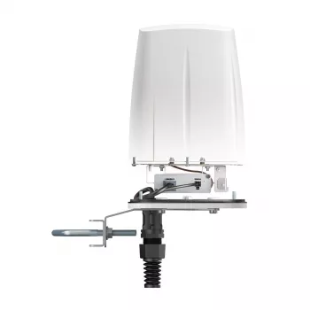 Antena de rede omnidirecional QuWireless QuSpot A140S-A, PoE/LAN, 0,694–2,7 GHz, até 4 dBi, branco