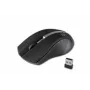 Rato ótico sem fios Rebeltec, GALAXY preto/prateado, superfície emborrachada