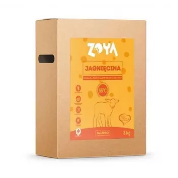 Comida seca para cães ZOYA ColdPRO Cordeiro 3 kg — alimento completo para cães adultos em croquetes, 26% de proteína, 9,5% de gordura