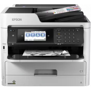 Impressora jato de tinta Epson WorkForce Pro WF-M5799DWF Multifunções monocromática A4, alto volume de impressão 60.000–100.000 páginas