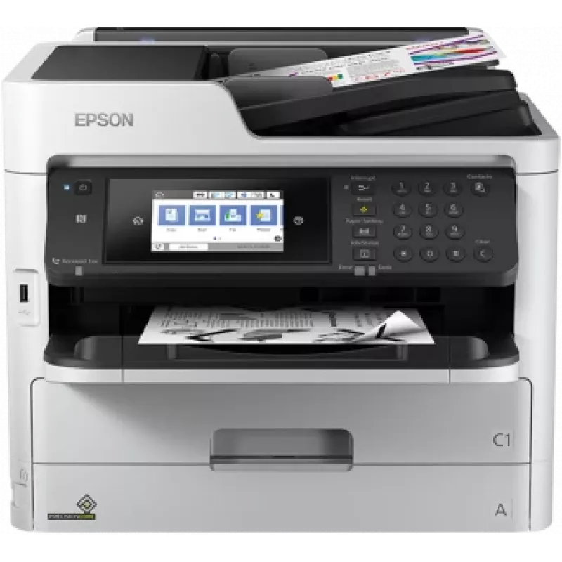 Impressora jato de tinta Epson WorkForce Pro WF-M5799DWF Multifunções monocromática A4, alto volume de impressão 60.000–100.000 páginas
