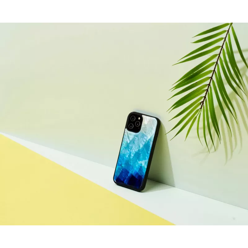 Capa de proteção iKins para Apple iPhone 12 Pro Max — blue lake preto