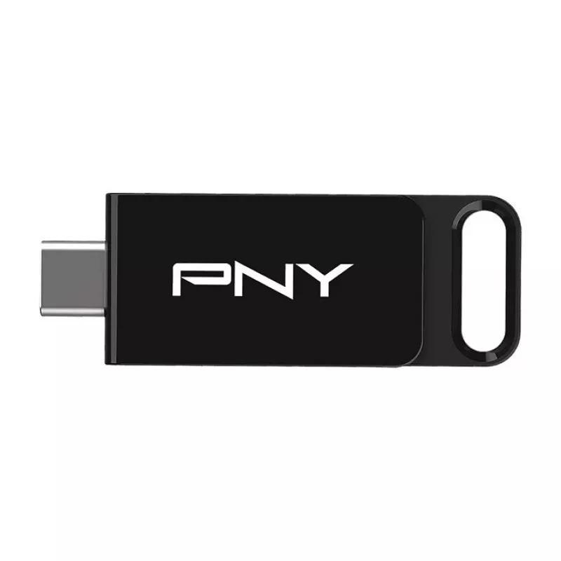 PNY Elite, 64 GB, USB Type-C, 3.2 Gen 1 (3.1 Gen 1), 120 MB/s, Dia, Preto
