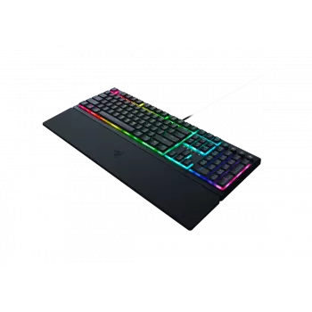 Teclado Razer Ornata V3 RGB Gaming USB preto Full-Size com fios Mecha-Membrane