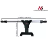 Maclean Brackets MC-657 suporte universal de tablet para encosto de cabeça do carro, 7 - 10.1, rotação ajustável 360°