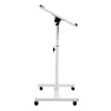 Maclean suporte móvel para secretária/portátil, branco, altura ajustável 59-89 cm, máx. 30 kg, MC-121 W