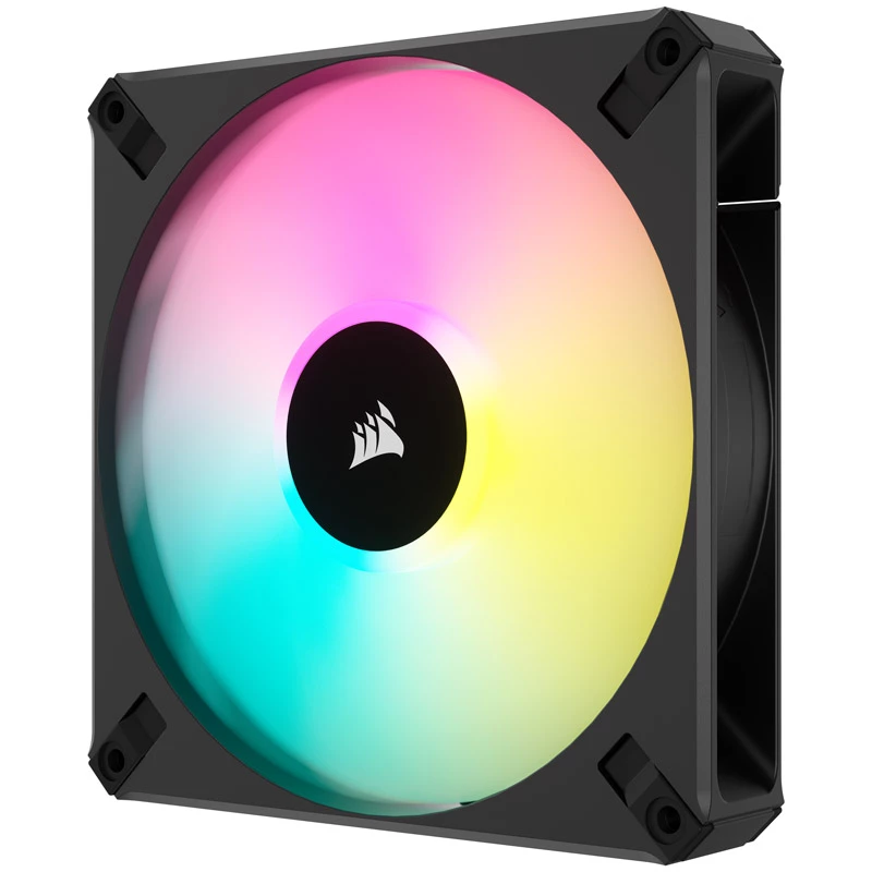 Corsair iCUE AF140 RGB ELITE CO-9050156-WW ventoinha para caixa, PWM, 140 mm, (2 unid.) com controlador RGB, preta