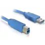 Cabo USB DeLOCK 82434 1,8 m USB A USB B azul