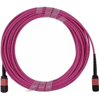 Compatível Dell EMC CBL-MPO12-OM4-10M BlueOptics cabo trunk de fibra ótica, MPO/UPC para MPO/UPC, 10 metros, multimodo G50/125 µm, OM4, atenuação de inserção: inferior a 0,3 dB