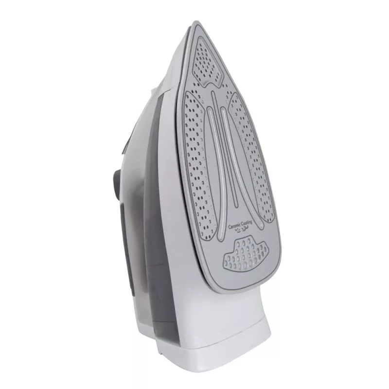 Esperanza CHINO EHI009 ferro a vapor 2400 W, base de cerâmica, depósito de 0,3 l, engomar a vapor e a seco, 220–240 V, 50–60 Hz, cabo de 1,5 m, branco