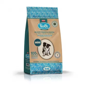 FOLK Junior raças pequenas refeição suave para cachorros com coelho, vitela e cenoura - comida seca para cães - 10kg
