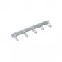 Triton RAC-VP-X11-A1 Painel de gestão de cabos 19 polegadas 1U, 6 suportes de cabos grandes, cinzento