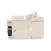 Módulo Keystone Digitus CAT 8.1 RJ-45 blindado plano branco