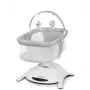 Berço / berço baloiço Lionelo Bella conjunto cinzento betão – cama de bebé com função de baloiço