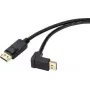Renkforce Cabo de ligação DisplayPort 1,50 m SP-9163732 Contactos das fichas com banho de ouro Preto [1x ficha DisplayPort - 1x ficha DisplayPort] (SP-9163732)