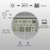Qoltec, controlador de carga solar MPPT com sensor de temperatura 20A 12V/24V visor LCD 2 X USB