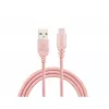 Cabo USB Tellur TLL155281 USB 2.0 1 m USB A USB C rosa-ouro