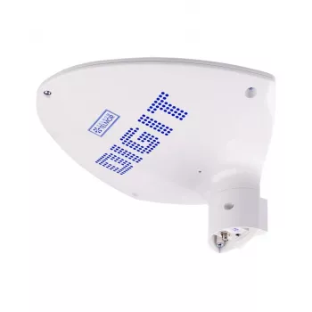 Antena DVB-T/T2 de banda larga Telmor Activa 5G – interior/exterior, branca