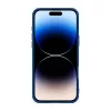 Capa de proteção Nillkin CamShield Pro para iPhone 16 Pro Max, azul, tampa deslizante para câmara