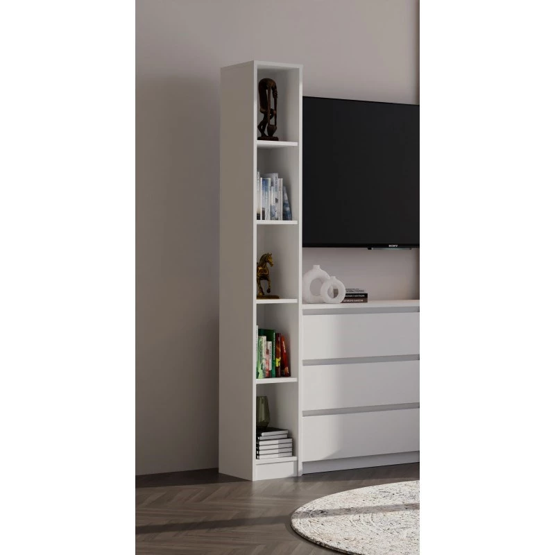 Estante top e shop REGAŁ R25 25 cm branco – estante de uma peça
