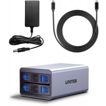 Caixa externa para HDD/SSD SATA Unitek S1308A01-EU para discos de 2,5