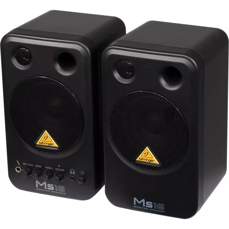 Behringer MS16 altifalantes 2 vias preto com fios 16 W
