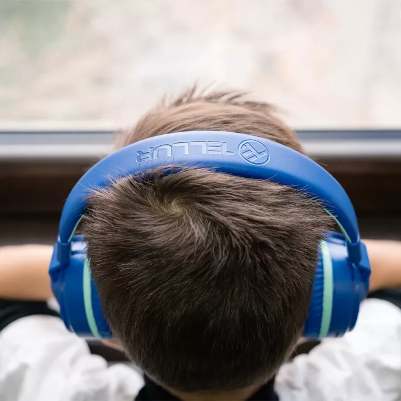 Auscultadores Tellur Buddy Bluetooth over-ear azul