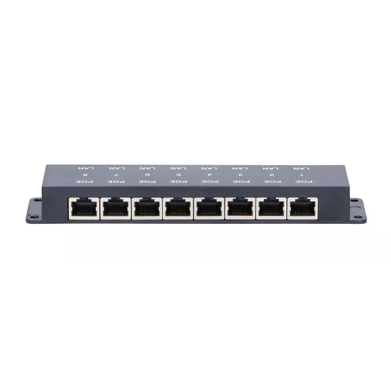 Injetor PoE Extralink 8 portas, 8x 100 Mb/s RJ45