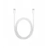 Cabo USB C - USB C 1m. silicone Branco