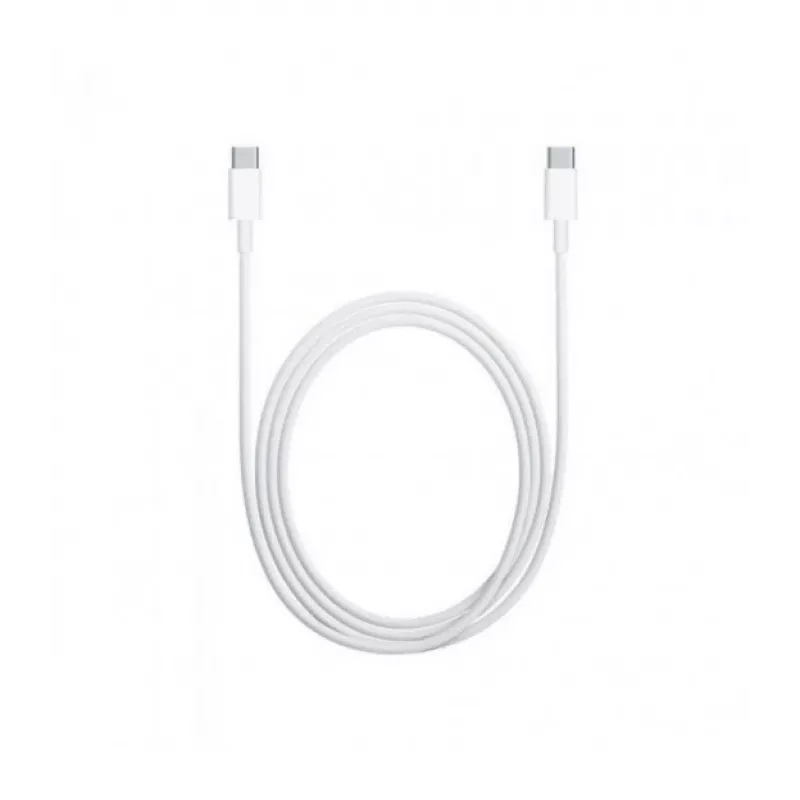 Cabo USB C - USB C 1m. silicone Branco