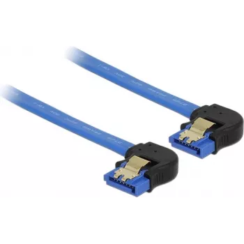 Cabo SATA DeLOCK 85095 0,2 m preto azul