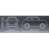 Blocos de construção Cobi Youngtimer Collection Fiat 126p el 24531 — 150 peças