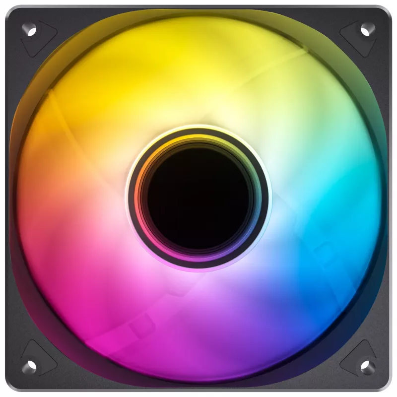 Ventoinha Jonsbo SL-120B 12 cm preto branco 600-1500 rpm 22-32 dB