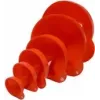 Conjunto de funis IWH 6 peças laranja polietileno para óleo e gasolina