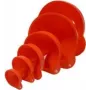 Conjunto de funis IWH 6 peças laranja polietileno para óleo e gasolina