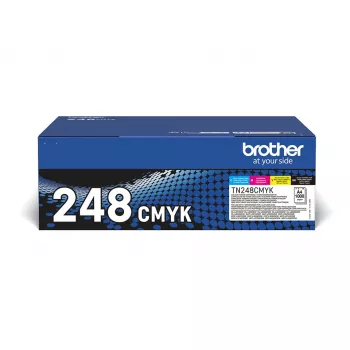 Cartucho de toner Brother TN-248VAL 4 unidades original preto, ciano, magenta, amarelo