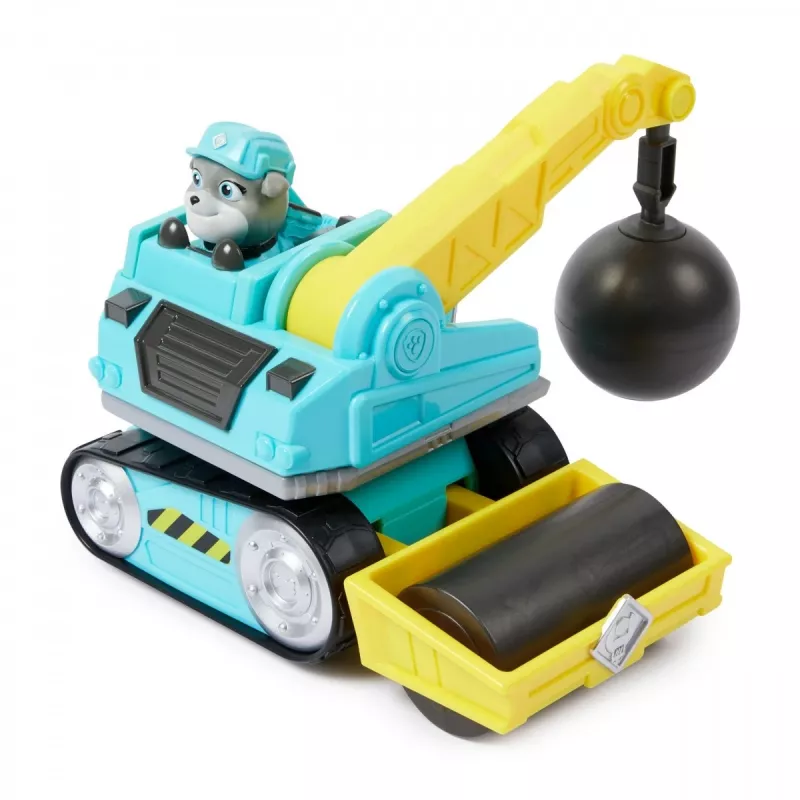 Camião Wrecking Ball Rubble & Crew Motor 3+ anos plástico preto azul amarelo