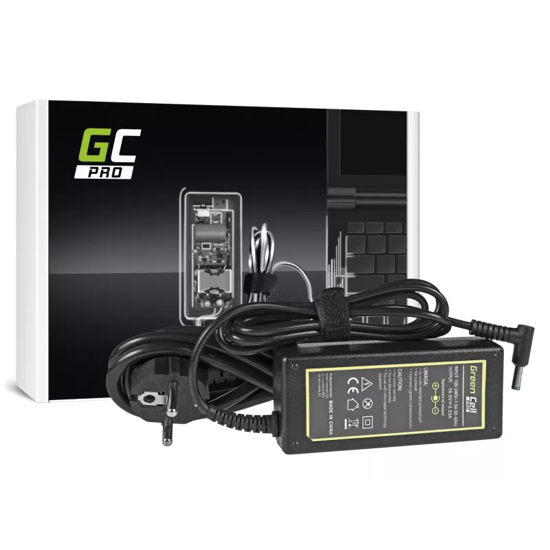 Green Cell AD49P fonte de alimentação/carregador para interiores 65 W preto