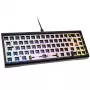 Teclado barebone Ducky Tinker 65 gaming USB alemão preto