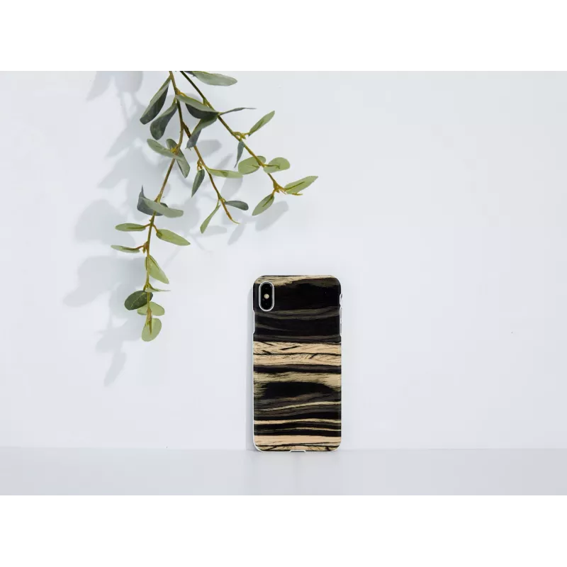 Capa para smartphone man and wood para iPhone XS Max – White Ebony Finish